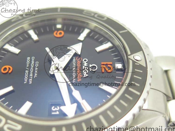 0117 Durable Planet Ocean Professional Ceramic Bezel 45.5mm 1:1 VSF Best Edition Orange Markers on SS Bracelet A8500 Super Clone 8052